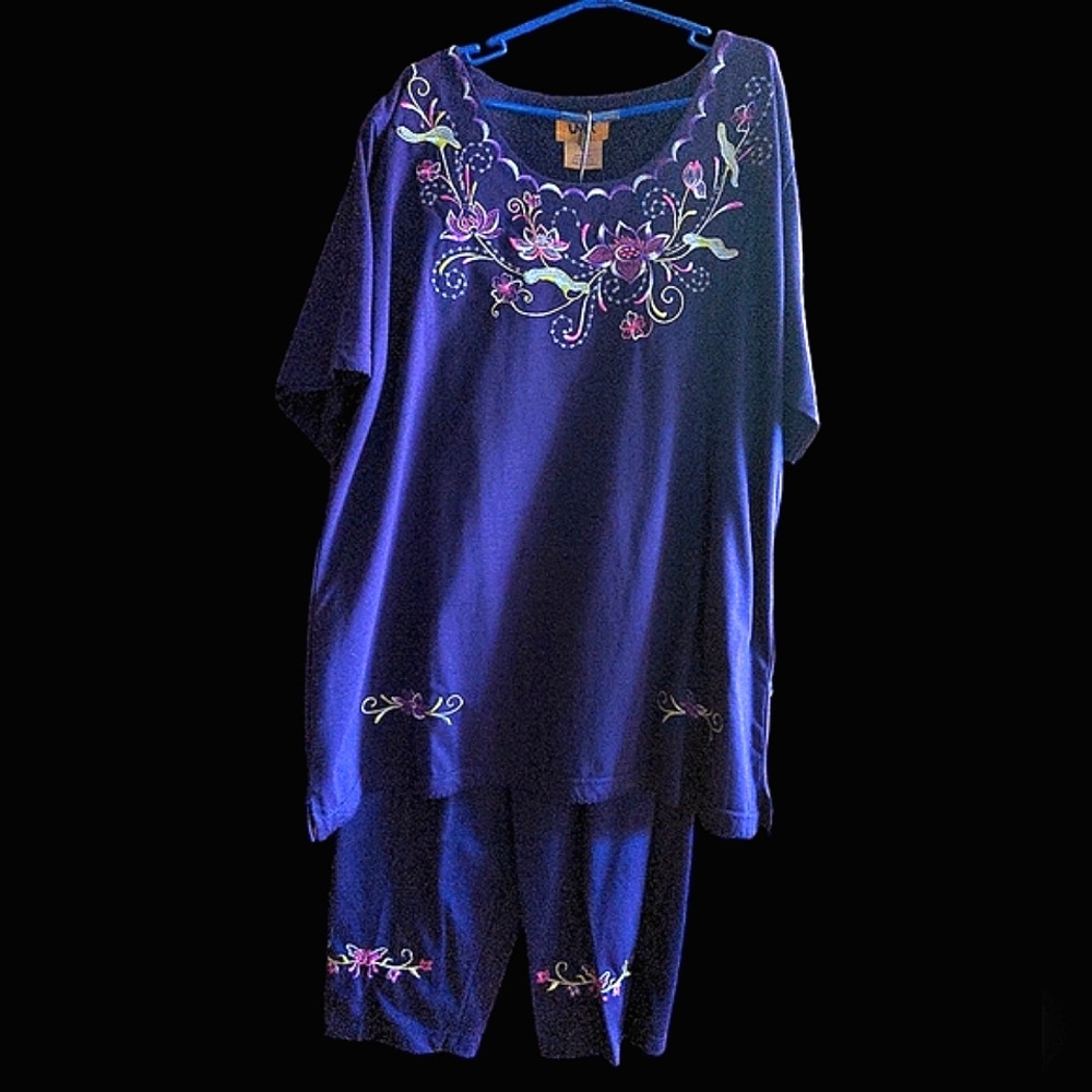 2 piece outfit culottes Top Medium Unik NWT